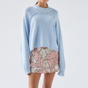 BDG Danica Recycled Sweater in Sky